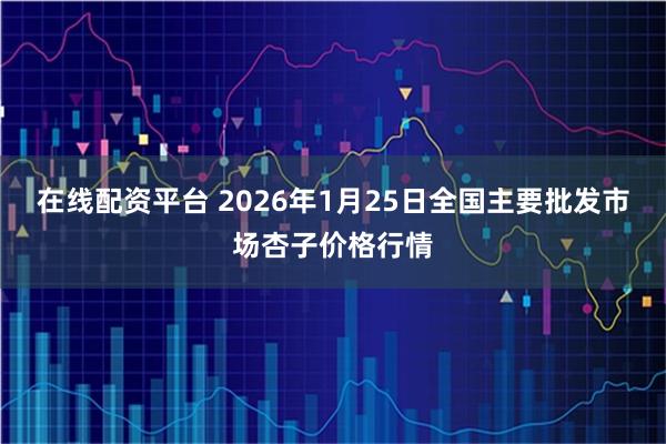 在线配资平台 2026年1月25日全国主要批发市场杏子价格行情